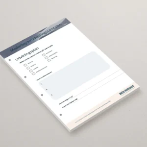 Et udviklingsskema til en MUS med leder og medarbejder